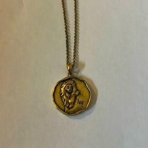 Lucky Brand Leo horoscope necklace